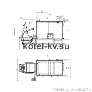 Чертеж котла 1,1 МВт