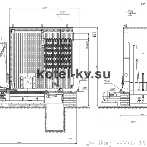 Чертеж котла 1,6 МВт