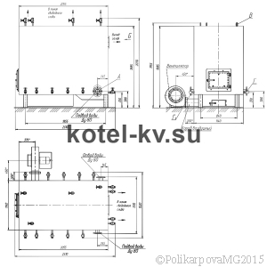 Чертеж котла 300 кВт