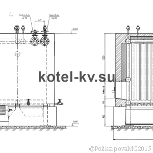 Чертеж котла 400 кВт