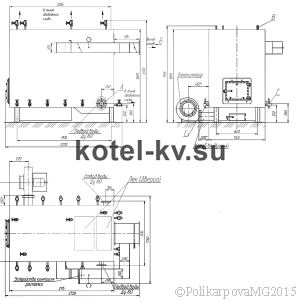 Чертеж угольного котла 300 кВт