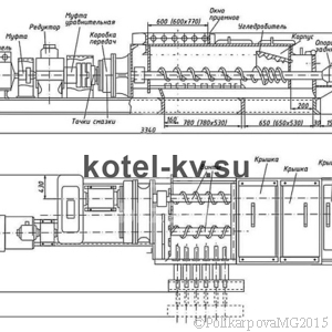 Чертеж дробилки ВДП-15