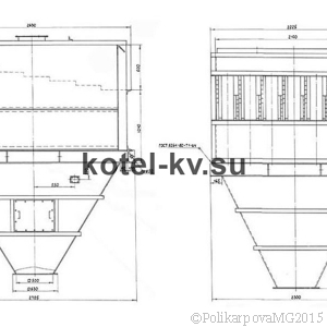Чертеж циклона ЦБ-49