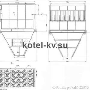 Чертеж циклона ЦБ-42