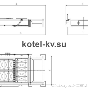 Чертеж топки РПК