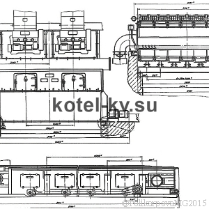 Чертеж топки ТЧЗМ-2-2,7/6,5 вид 2