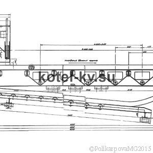 Чертеж топки ТЧЗМ-2-2,7/8,0 вид 2