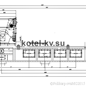 Чертеж топки ТЛ 1,4х4,0