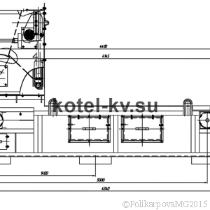 Чертеж топки ТЛП 0,8х3,32