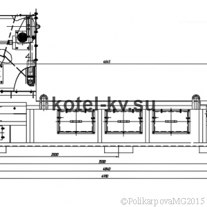 Чертеж топки ТЛП 1,1х3,32