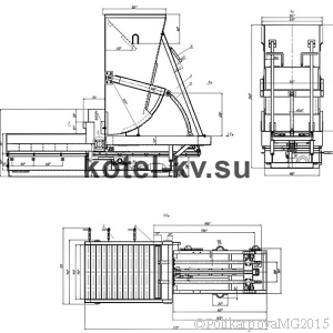 Чертеж топки ТШПМ-1,5