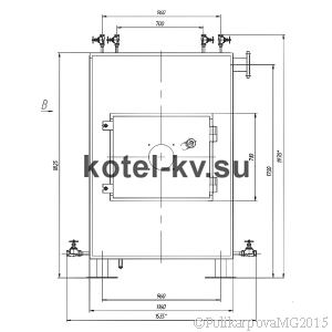 Чертеж газового котла 700 кВт